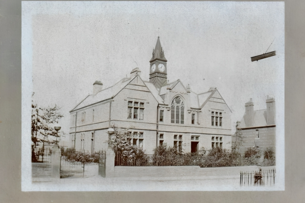 Old photo of the offices from when it was originally built